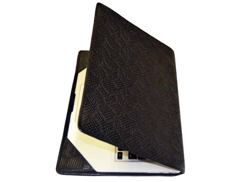 Обложка кожаная для MacBook Alexander (Черный, Air 11`, Змея)