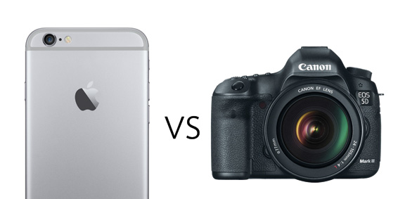 iPhone 6 vs. Canon 5D Mark III