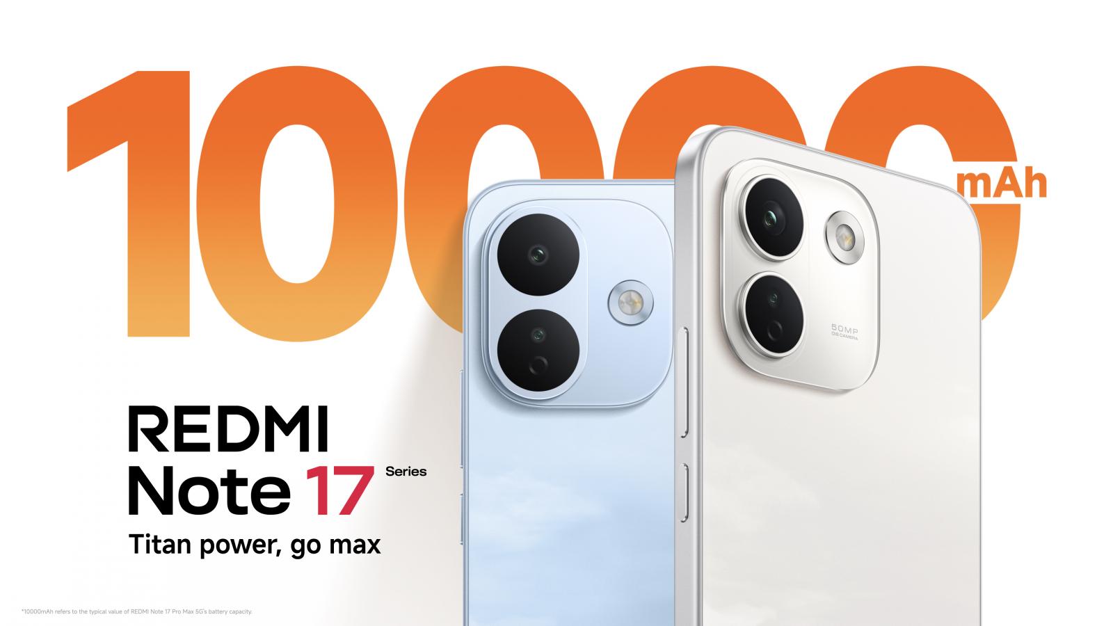 REDMI Note 17 Series представлена: Pro Max с батареей 10 000 мАч