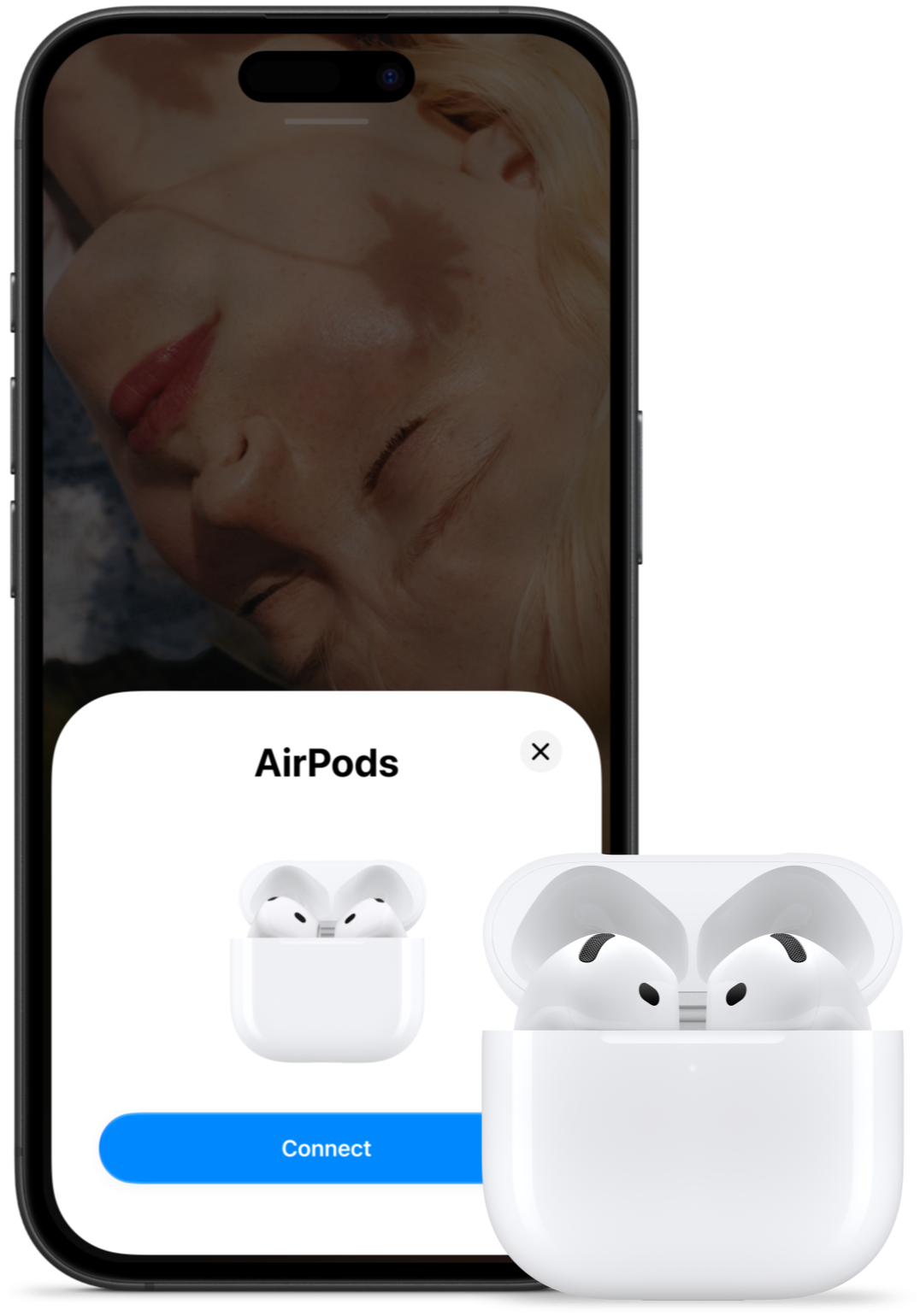 Подключение Apple AirPods 5 к iPhone