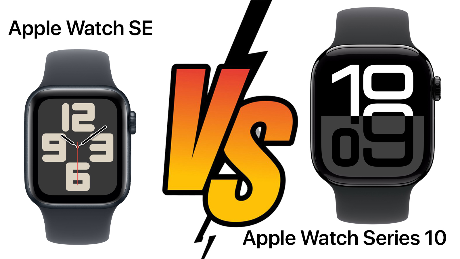 Сравнение Apple Watch SE 2024 года и Apple Watch Series 10