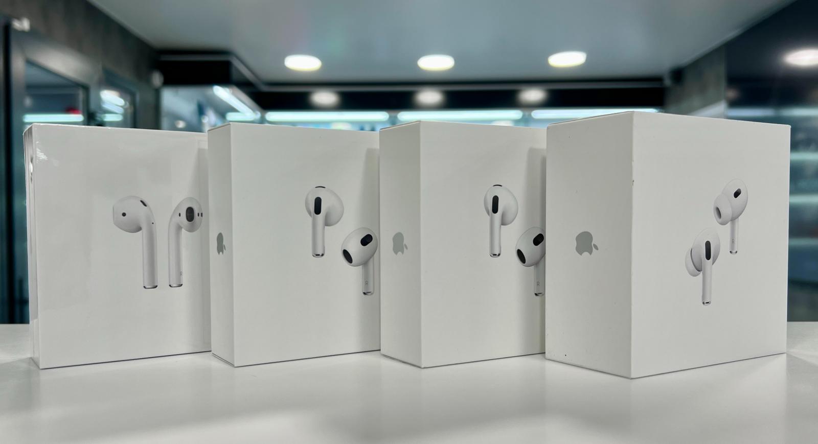 Сравнение Apple AirPods 2, AirPods 3 и AirPods Pro 2