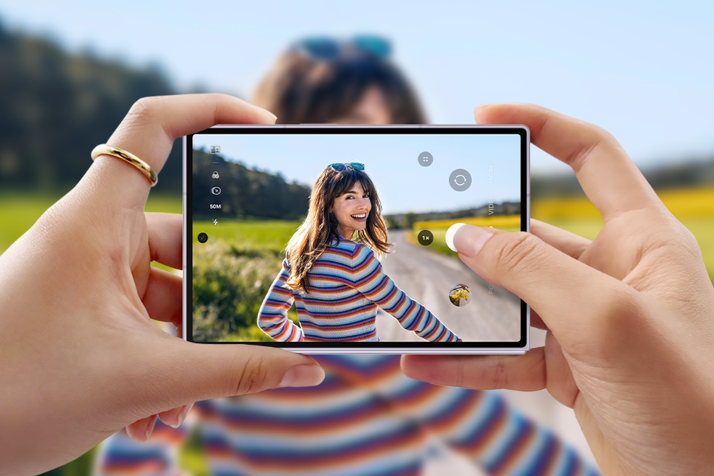 Съёмка на Samsung Galaxy Z Fold8 с предварительным просмотром