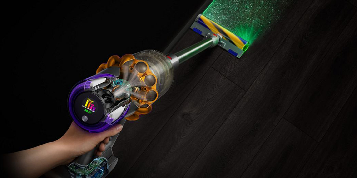 Пылесос ручной  Dyson V15 Detect Absolute Yellow/Nickel 