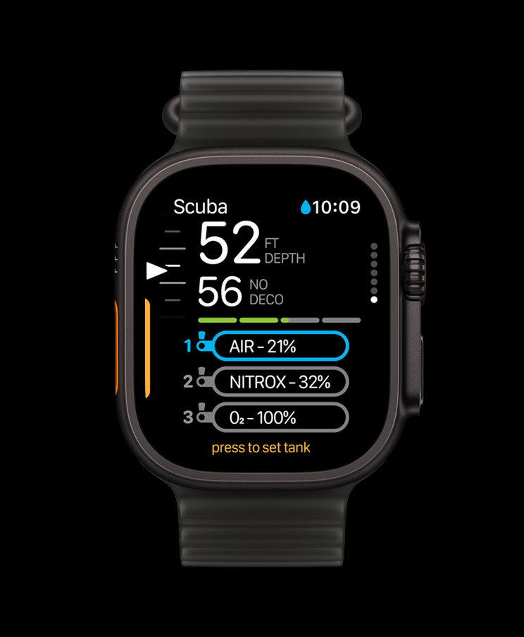 Дайвинг с Apple Watch Ultra 4