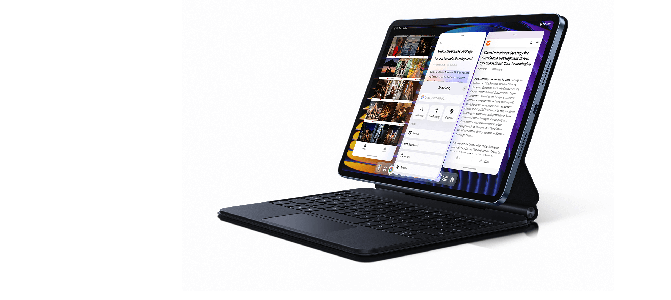 Рабочий режим Workstation на Xiaomi Pad 7