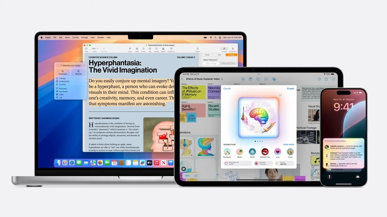 iOS 18.1 и macOS Sequoia: новые бета-версии с поддержкой Apple Intelligence