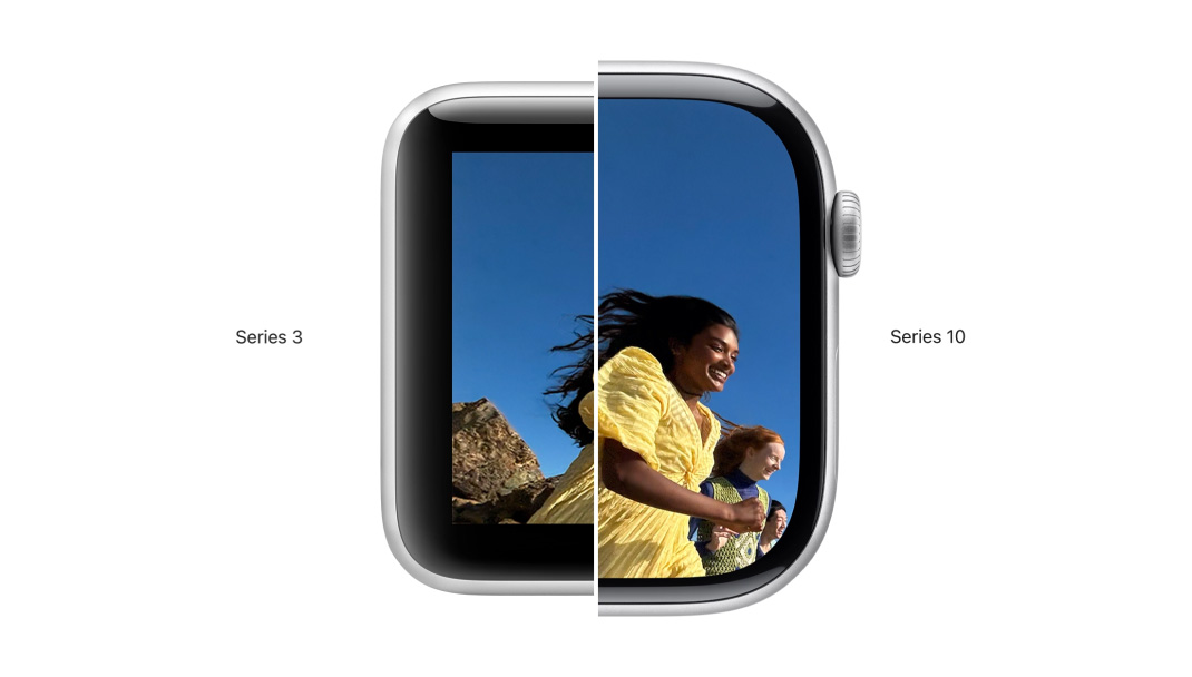 У Series 10 самая большая площадь экрана среди всех Apple Watch