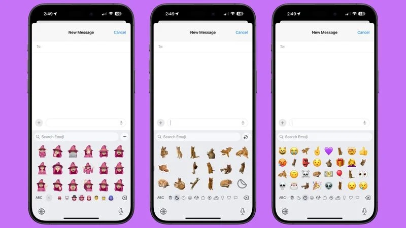 Новые Эмодзи Ios18