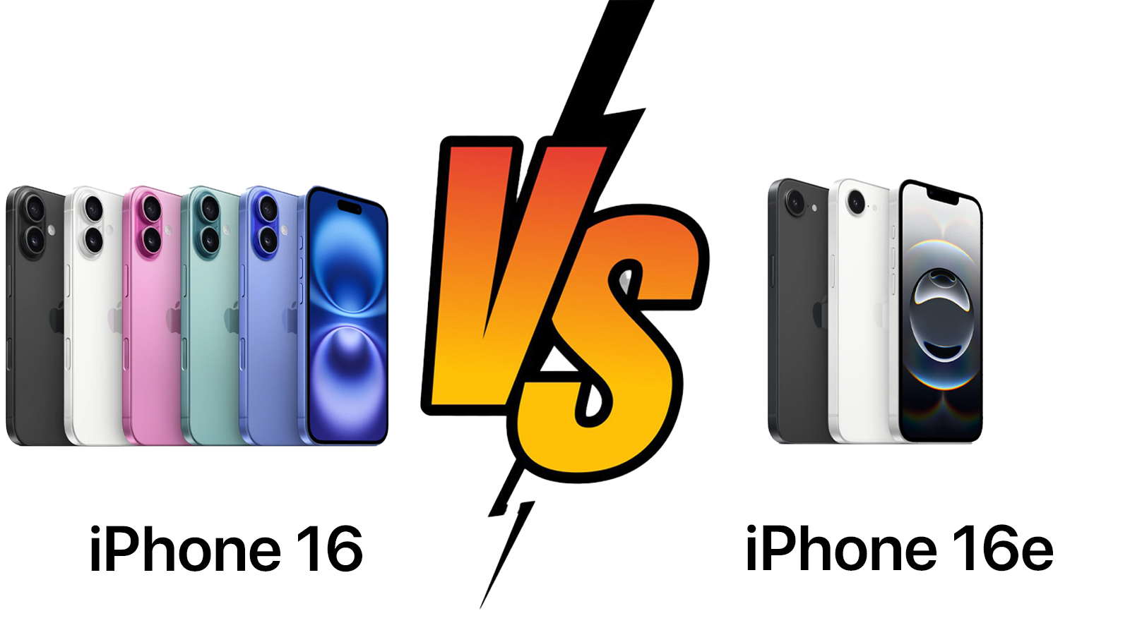 Cравнение iPhone 16 и 16e