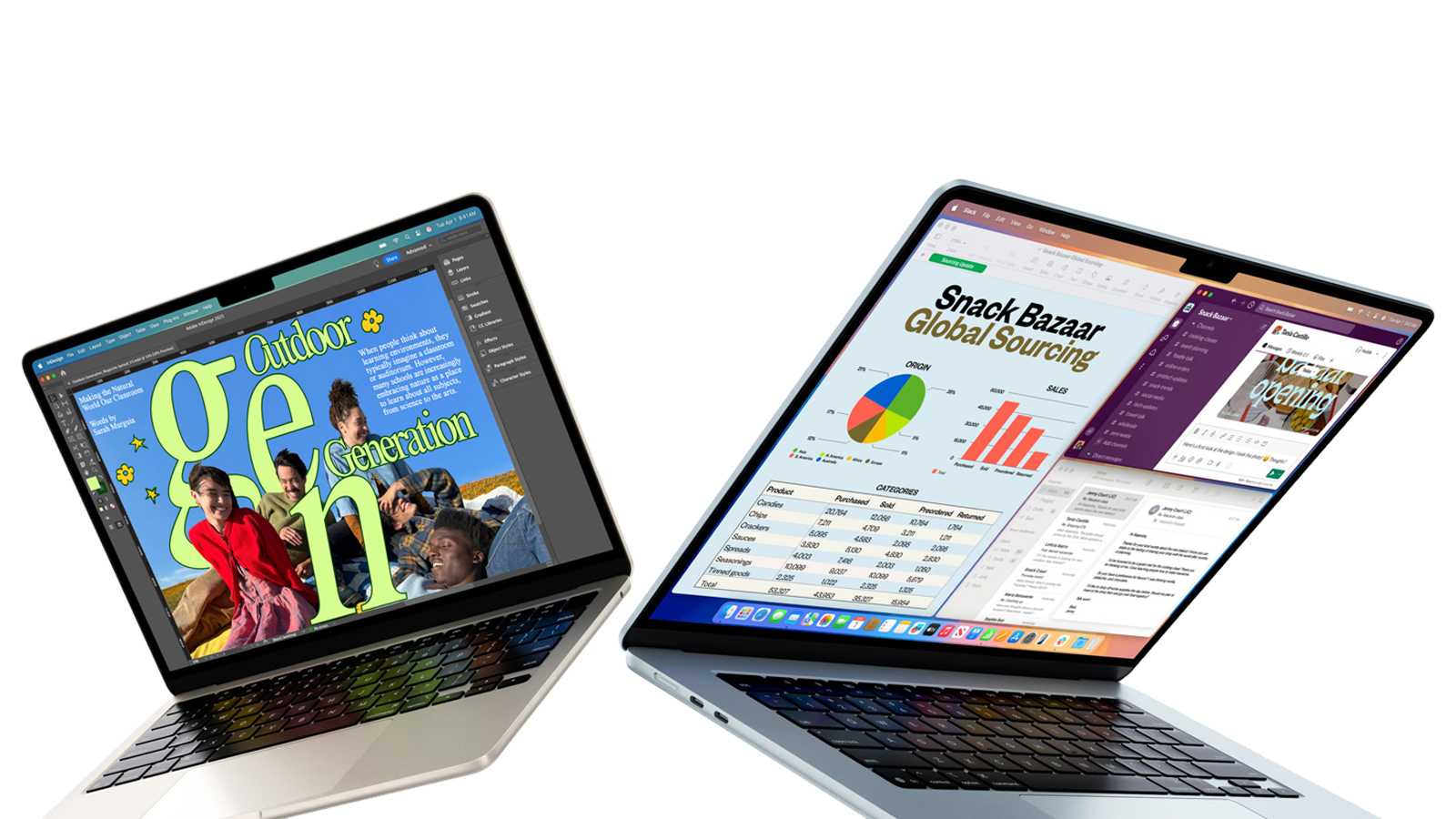 Сравнение процессоров MacBook Air: M1, M2, M3 и M4